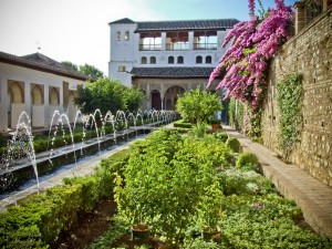 Grenade, Andalousie - l'Alhambra dite "la rouge"