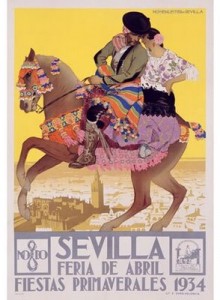 Seville - Andalousie - la feria en avril